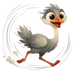 Emu on the move