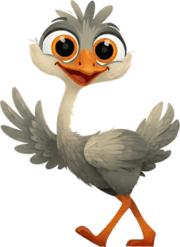 Emu waving